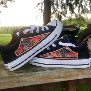 Custom Tooled Leather Converse